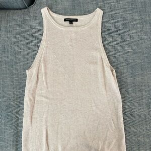 Sweater tank gently worn, beige